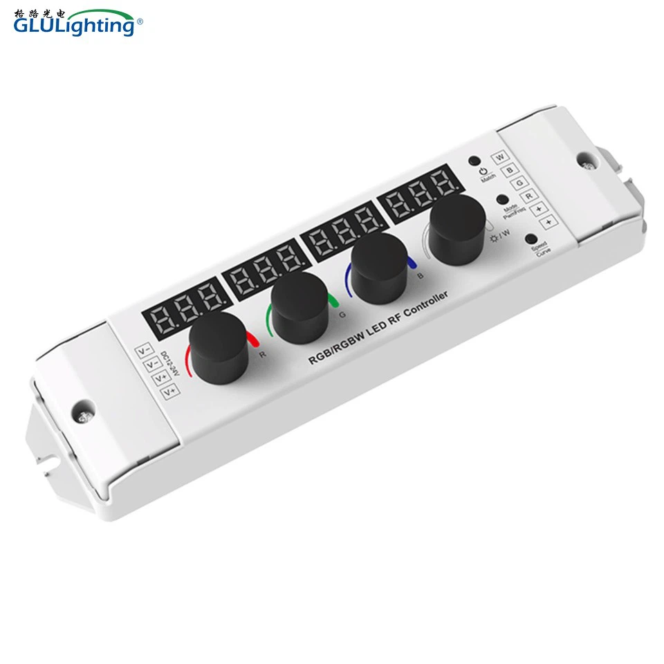 4Channels RGB/RGBW 4 Knobs RF Dimming Controller