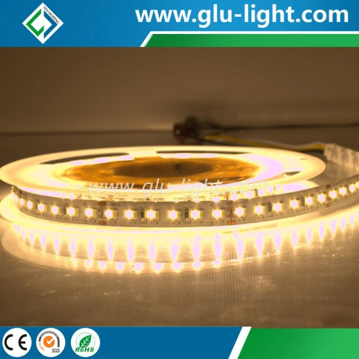High quality 4 OZ PCB 240led/m bi-color Ra95 3014 LED Streifen with 3 year warranty