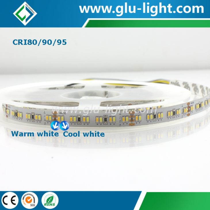 High CRI Tungsten Daylite Bi-boja Ra95 3014 Flex Led traka sa 240 LED/m